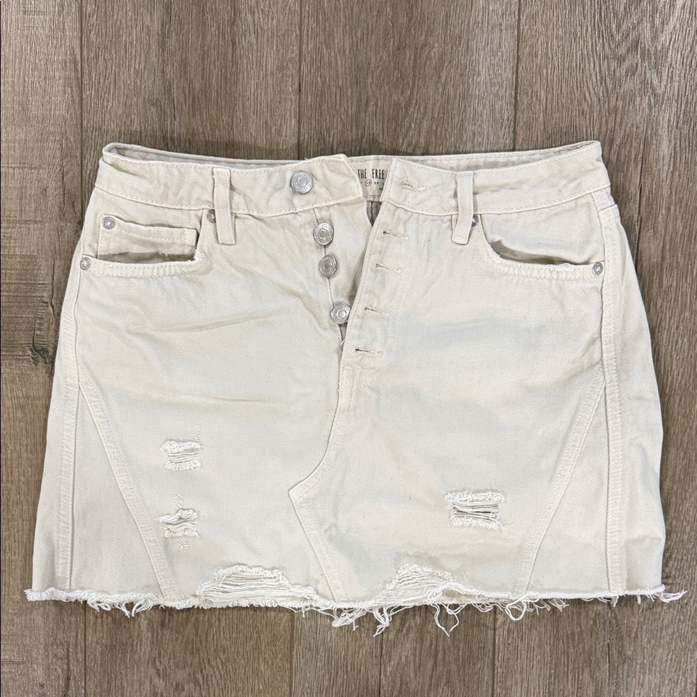 Free People Denim Skirt